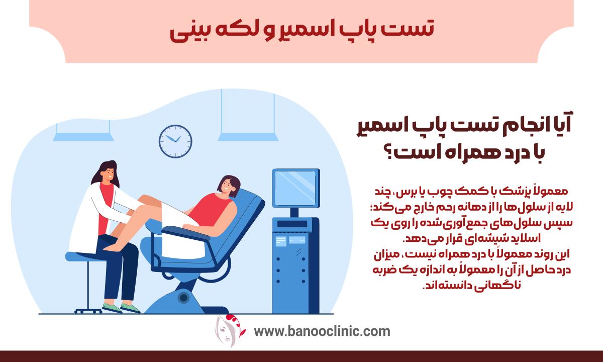 تست پاپ اسمیر و لکه بینی